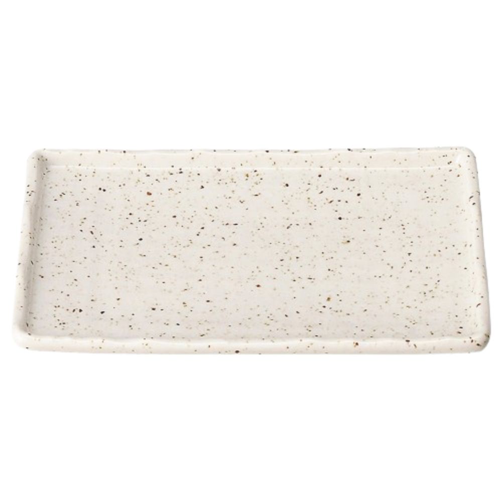 白唐津焼物皿 8" (Discontinued)