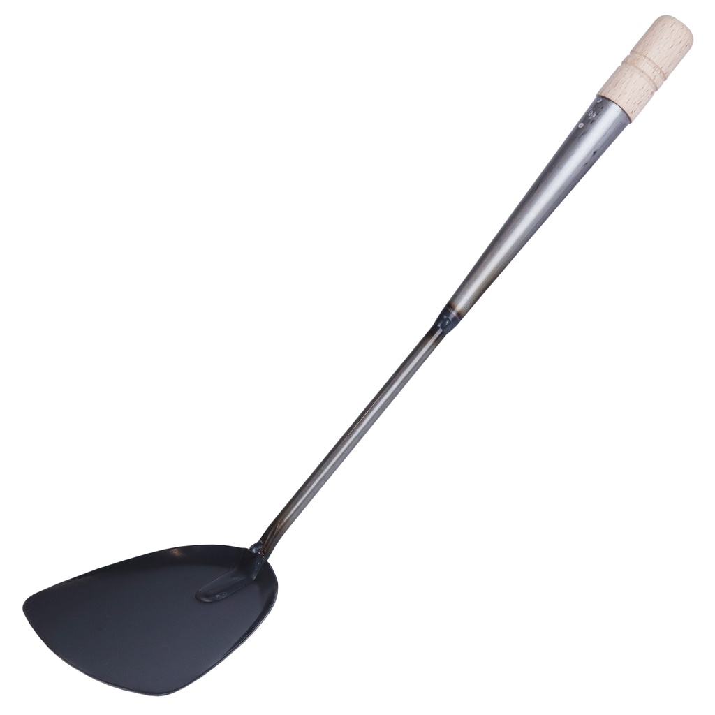 Iron Ladle with Wooden Handle (13 cm)