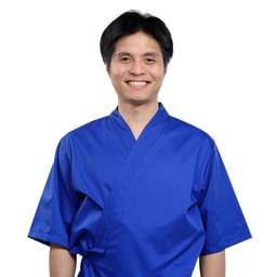 [CLH0045] เสื้อ Pro Chef ญี่ปุ่นสีฟ้า M