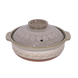 [CRJ0015] Ginpo Hanamishima Pot 19 cm #6