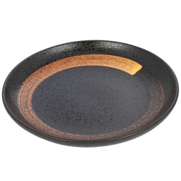 [CRM0595] Round Plate 10.25" (Kuromaru)