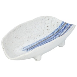 [CRM0635] Oval Sashimi Bowl 9" (Taki)