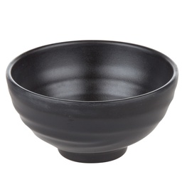 [MLM0086] ชามข้าวดำ 4.25 นิ้ว Zen Series