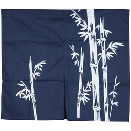 [RDC0010] Bamboo Blue Curtain 850 x 750 mm.