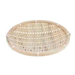 [WOD0022] Round Bamboo Sieve 23 cm