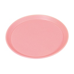 [CRJ0021] จานกลม Pearl Pink 17.5 ซม.