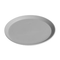 [CRJ0023] จานกลม Pearl Gray 17.5 ซม.
