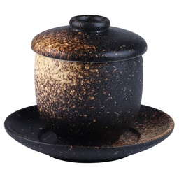 [CRM0568] ชุดถ้วยไข่ตุ๋น Volcano 120 มล.
