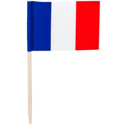 [FLG0008] France Flag Toothpicks (100 Pcs)