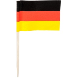 [FLG0011] German Flag Toothpicks (100 Pcs)