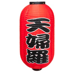 [JPL0006] 12" Japanese Lantern "Tempura" (Red)
