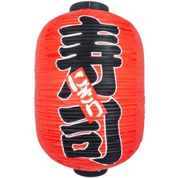[JPL0054] PVC Lantern "Sushi" 42x80 cm (Red)