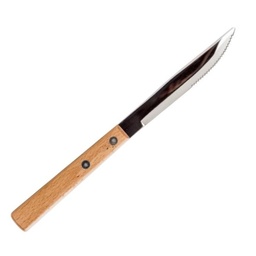 [KFS0032] Wooden Handle Steak Knife