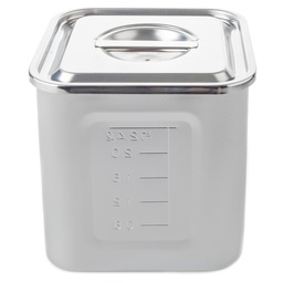 [KJP0166] ステン 角タレ入れ 15 cm (3100 ml)