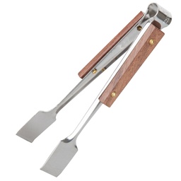 [KJP0237] Tongs with Wooden Handle 11 cm