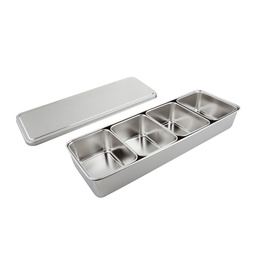 [KJP0468] 調味料入バット 4 ヶ入 (横長)