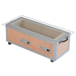 [KJP0638] 能登炭火コンロ 54X23X20 cm