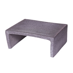 [CRJ0046] 黒窯変高台皿 (高)