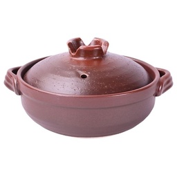 [CRM0813] Donabe Nabe 18 cm (Brown)