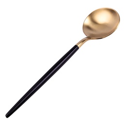 [KFS0071] Black-Gold Spoon 180 mm