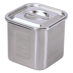 [KJP0915] Stainless Steel Square Pot with Scale  8 cm 460 ml