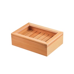 [KWD0026] Wooden Box with a Clear Lid 31x22x10 cm