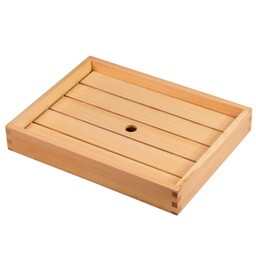 [KWD0030] ถาดไม้พร้อมตะแกรง 33x25x5 ซม.