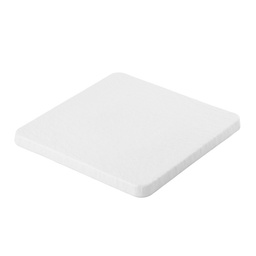 [CRM0912] Square Flat Plate 8.5" (White Stone)