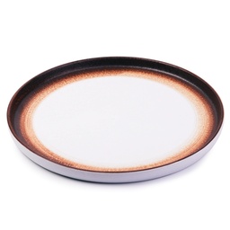 [CRM0994] จานวงแหวนสีน้ำตาล 10 นิ้ว