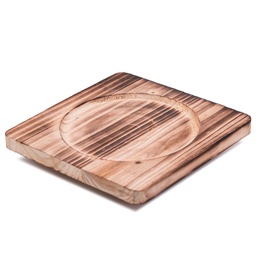 [KWD0032] ไม้รองหม้อด้ามดินเผา 18 ซม.(สำหรับหม้อ 17,19 ซม.)