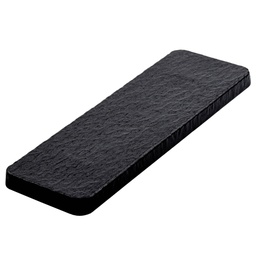 [CRM1058] จานมากิซูชิลายหินสีดำ 12 นิ้ว