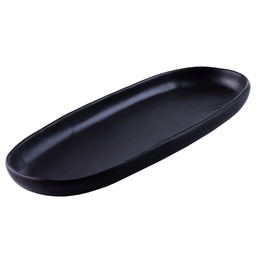 [MLM0261] จานวงรีหัวมน Brown Series 12.5 นิ้ว