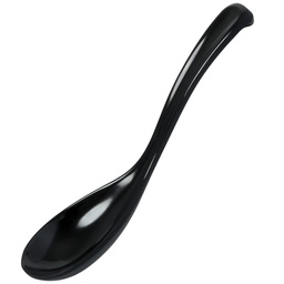 [MLM0280] ช้อนราเมนสีดำ 16.8 ซม.