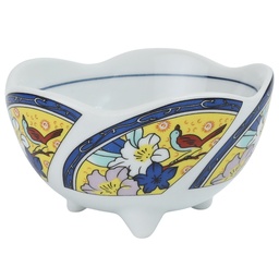 [CRM1113] ถ้วยกลีบดอกไม้ลายนก 3.5 นิ้ว