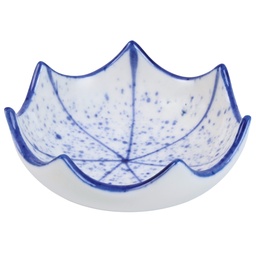 [CRM1121] ถ้วยลายพู่กันดอกไม้สีน้ำเงิน 2.85 นิ้ว